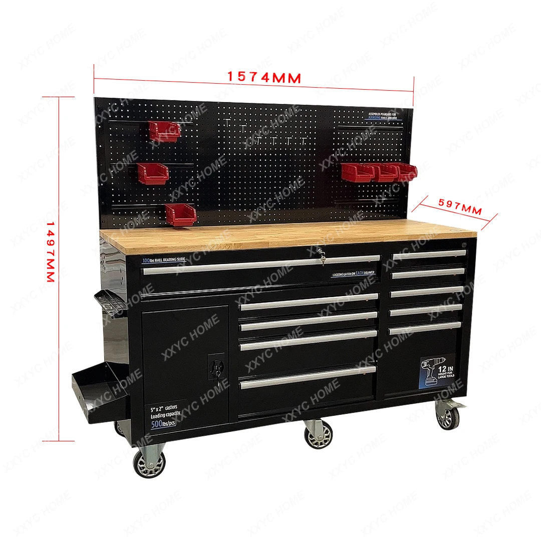 Hand Tools Maintenance Workshop - AAUSツールカート、ヘビーワークショップ、自動車修理、モバイルメンテナンスツールキャビネット、多機能トロリー