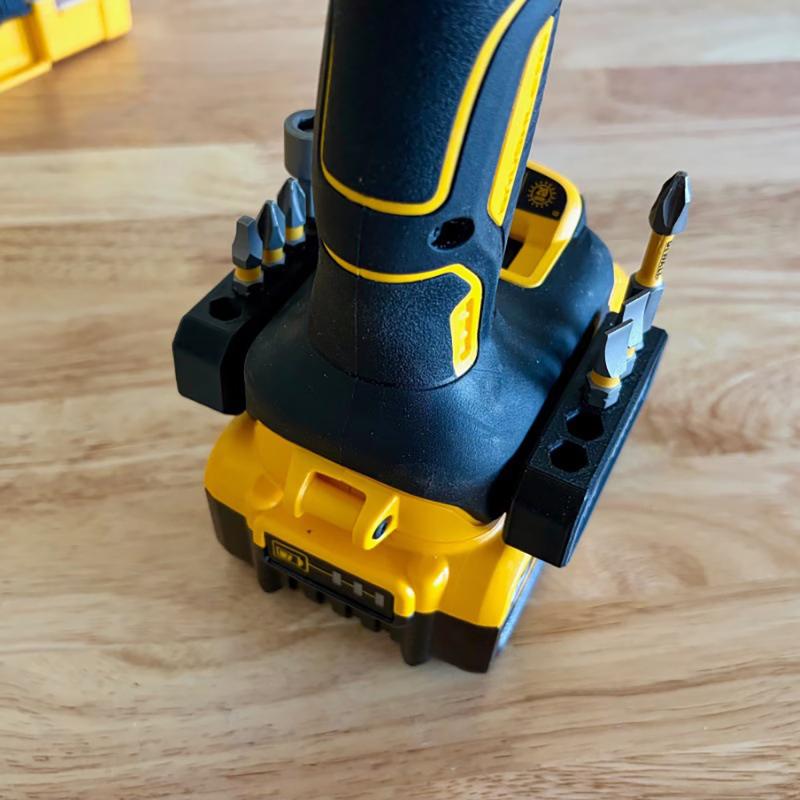 Workshop Tools Holder - 5 個/10 個磁気ドリルビットホルダー電動工具バッテリー用ポータブルビット収納ラックワークショップ便利屋ハードウェアオーガナイザー