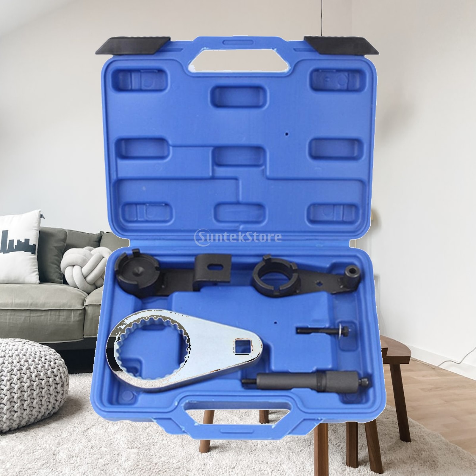 Tools Set Workshop - ヘビーデューティーカムシャフトタイミング固定ツール金属製エンジンメンテナンスツールセット車両整備キット（メカニック用）