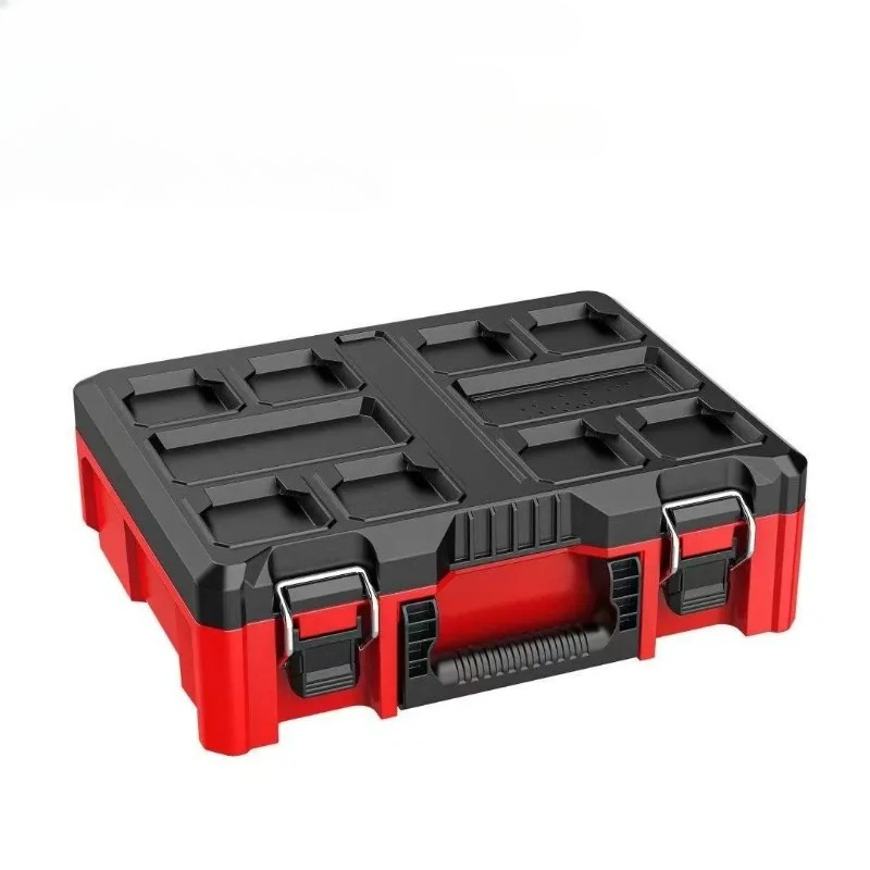 Workshop Garage Tools Manufacturer - ツールオーガナイザーボックスケース ヘビーデューティースチールツールボックス ポータブルローリングツールチェスト ロック付き収納オーガナイザー ガレージワークショップ メカニック用