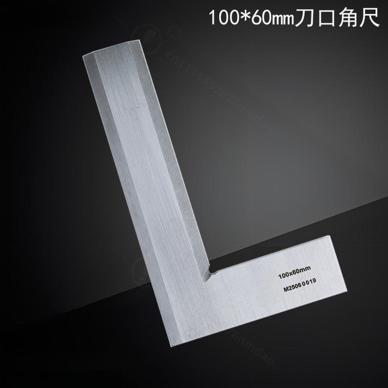 Workshop Tools Knife - 100*60 ミリメートル 1 グレード 90 度ナイフエッジ正方形硬化炭素鋼直角定規測定ツール機械工場用