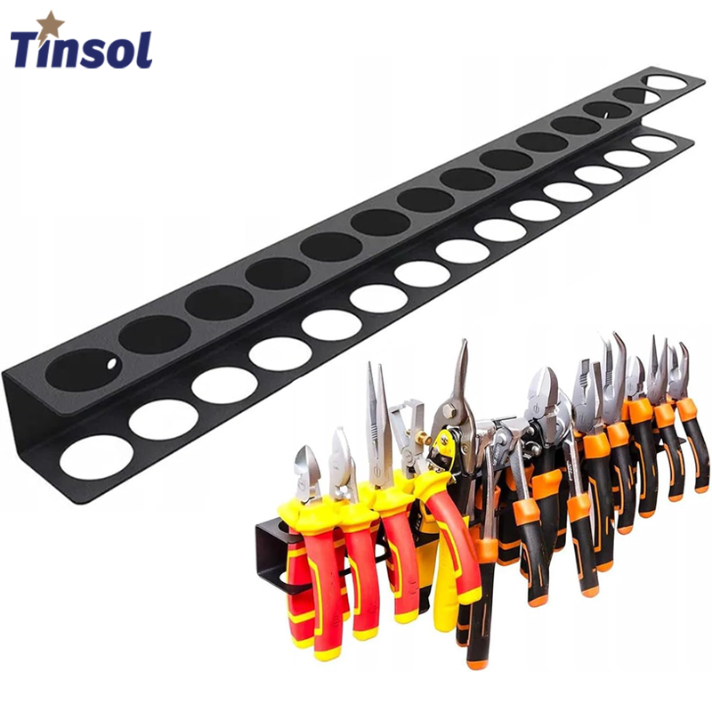 Workshop Tools Hammer - TINSOL 壁掛け式ヘビーデューティースチールプライヤーホルダーオーガナイザーツールラック（ハンマー、レンチ、ドライバー用）ガレージ、作業場、ワークベンチ用