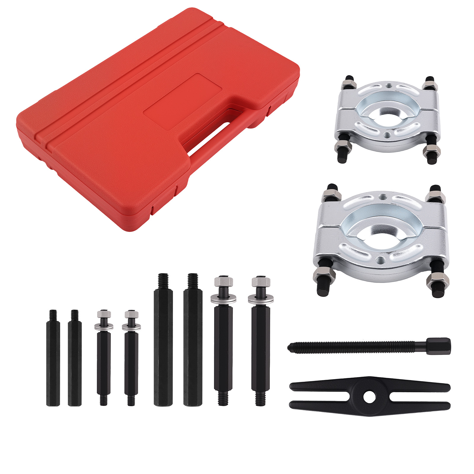Tools Set Workshop - 12ピースベアリングプーラーセット 自動車用インナーリング取り外し 30-75mm ワークショップツールキット