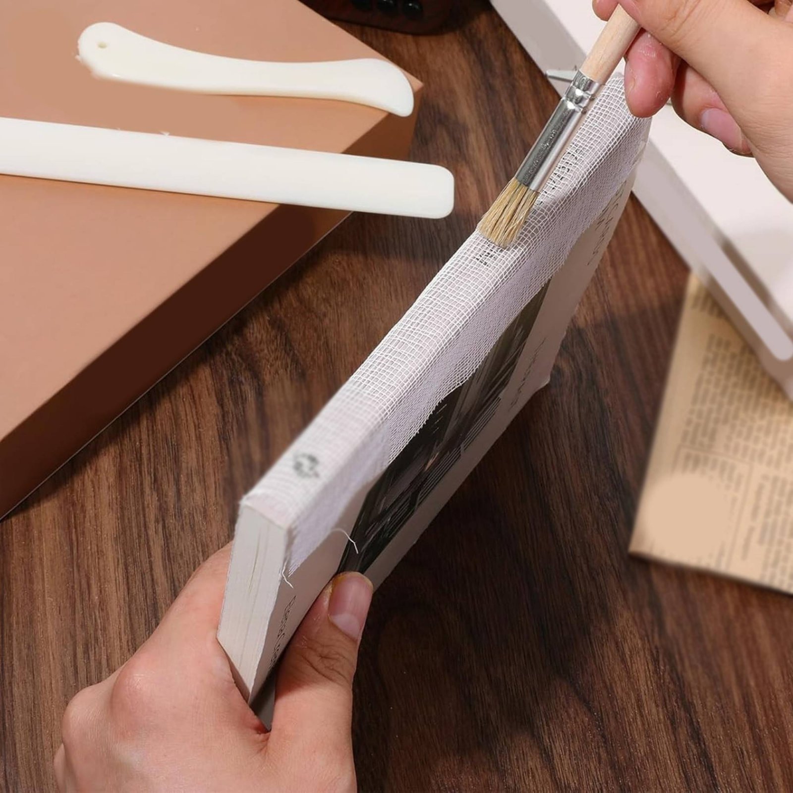 4ピース製本布と工具キット、書籍修理キット、書籍背表紙修理セ - Tools Set Workshop のレビューと価格