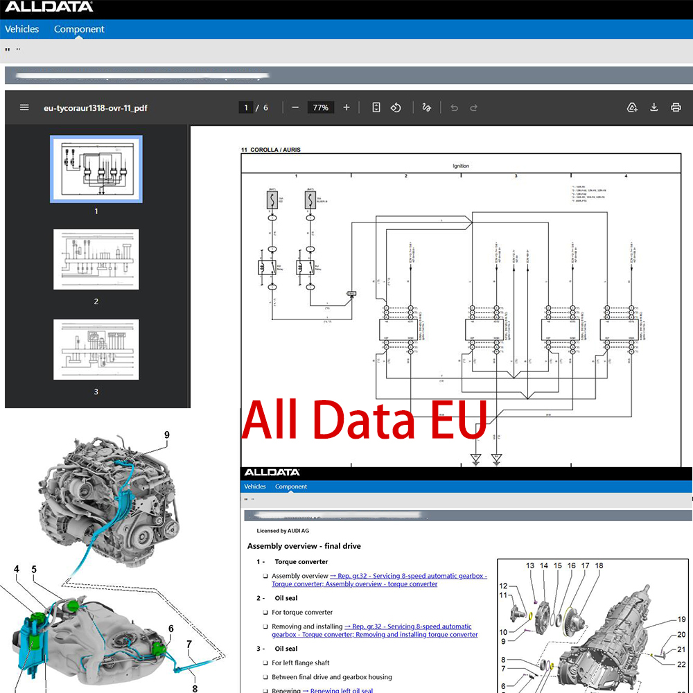 2026年版 Alldata オンラインソフトウェア 全車種 - Workshop Tools Diagram のレビューと価格