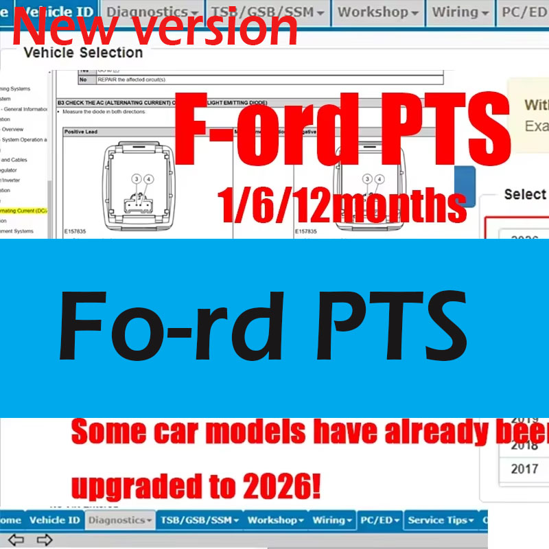 2026年オンラインアカウント版 F-ord PTS自動車修 - Workshop Tools Diagram のレビューと価格