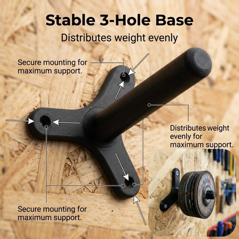 125mmアングルグラインダー用壁掛けグラインダーホルダー1 - Workshop Tools Holder のレビューと価格