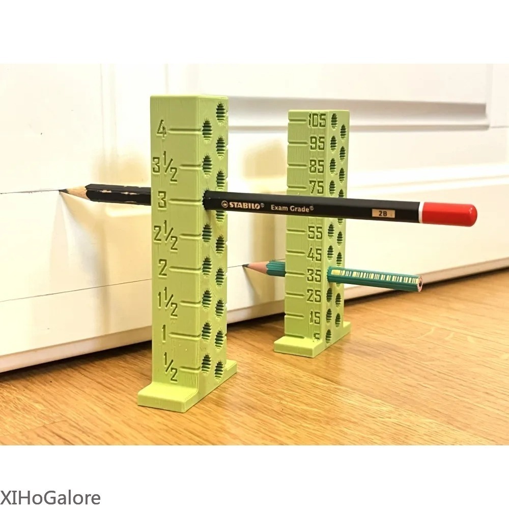 プロの木工用高さ測定定規 3Dプリント インチ・メートル両用 - Tools Set Workshop のレビューと価格