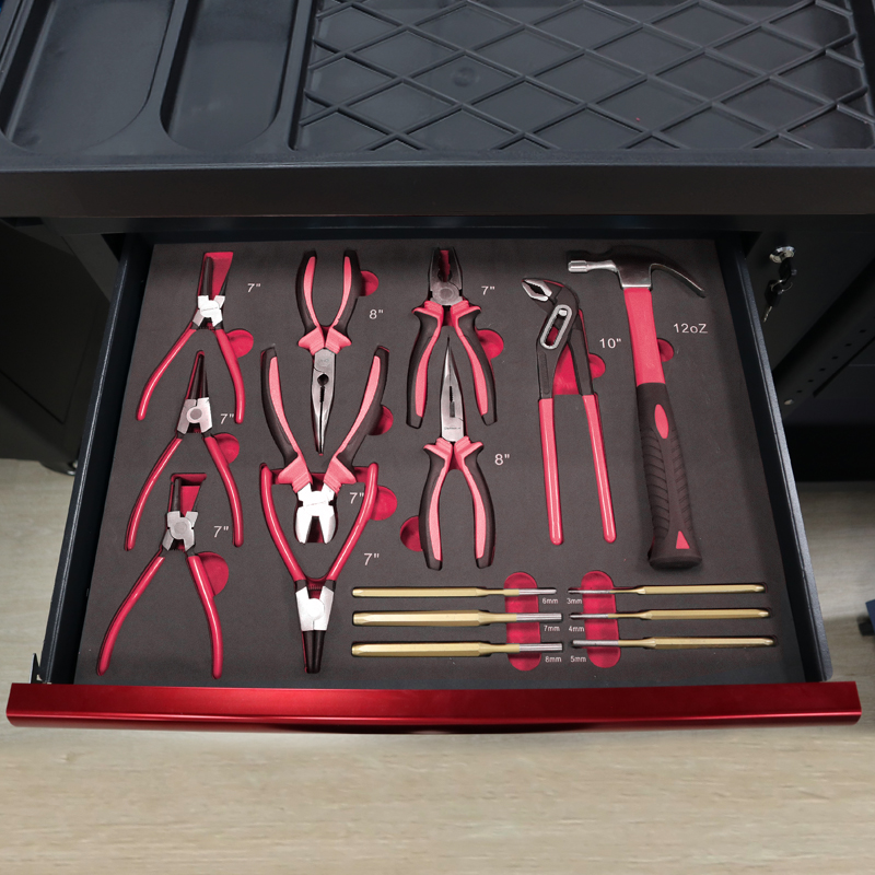 7段引き出しツールトロリー、273個のEVAフォームツールセ - Tools Set Workshop のレビューと価格