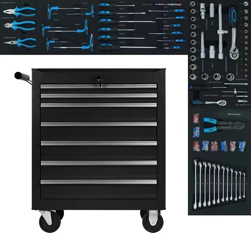中国メーカー製7段ローリングツールキャビネット、ヘビーデュー - Workshop Garage Tools Manufacturer のレビューと価格