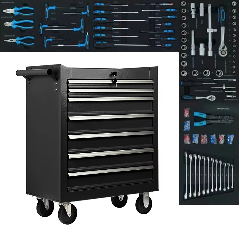 中国メーカー製7段ローリングツールキャビネット、ヘビーデュー - Workshop Garage Tools Manufacturer のレビューと価格