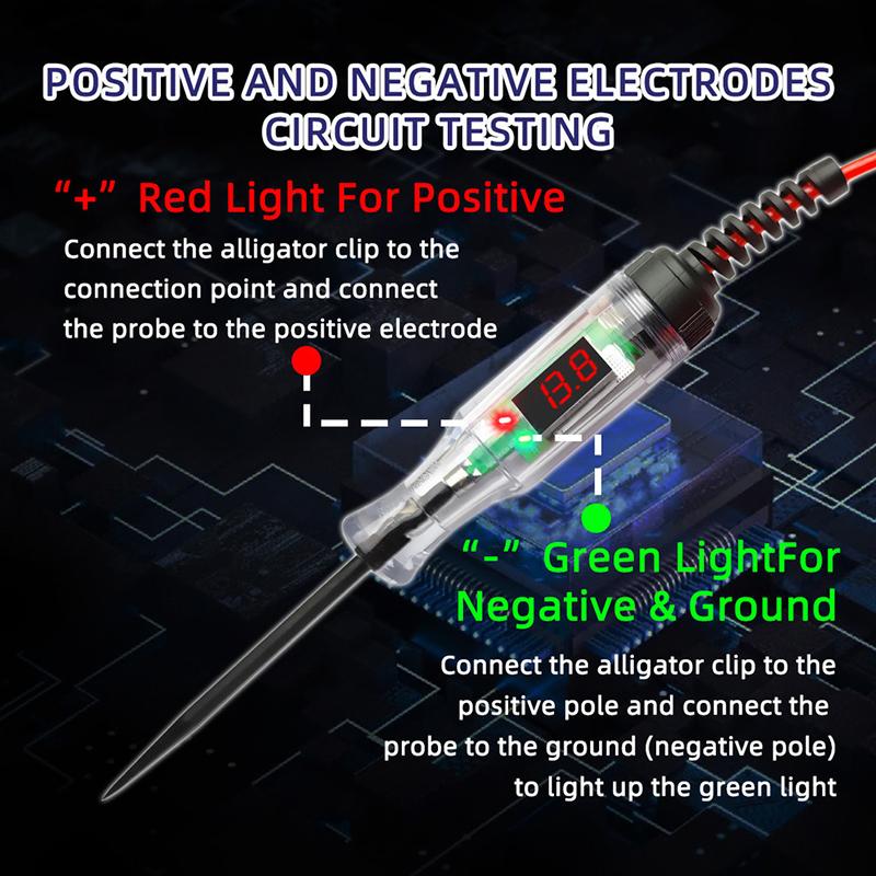 3V 120V 電圧テスターペンデジタルディスプレイロングプ - Workshop Tools Display のレビューと価格