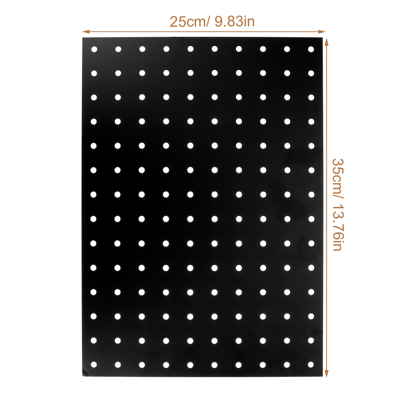 金属製ペグボードパネル、頑丈な壁掛けオーガナイザー、錆びにく - Workshop Tools Board のレビューと価格