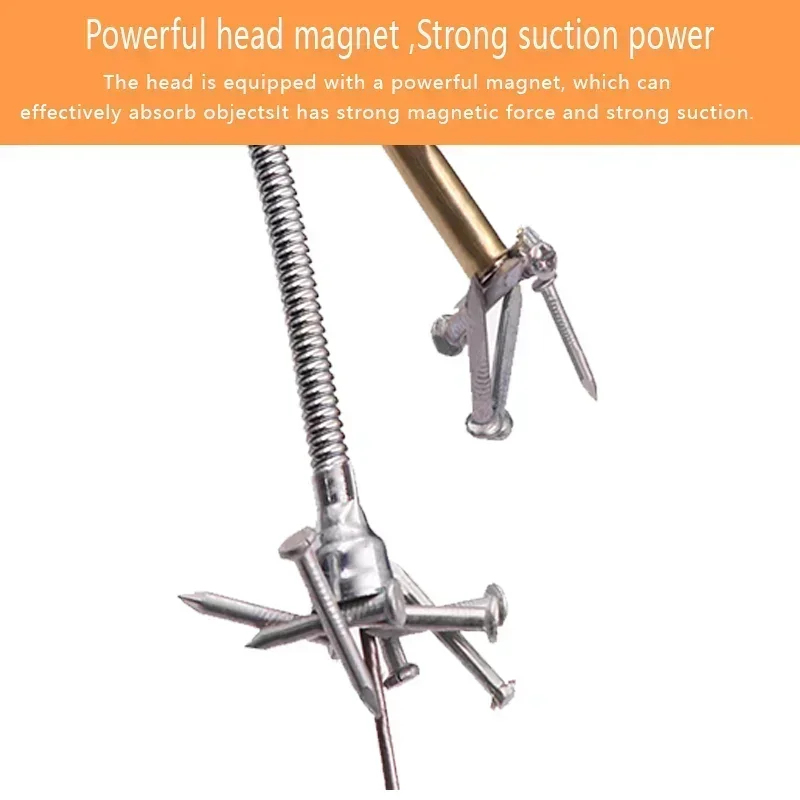 新しい折りたたみ式強力磁気ピックアップグラバーツールポータブ - Hand Tools Maintenance Workshop のレビューと価格