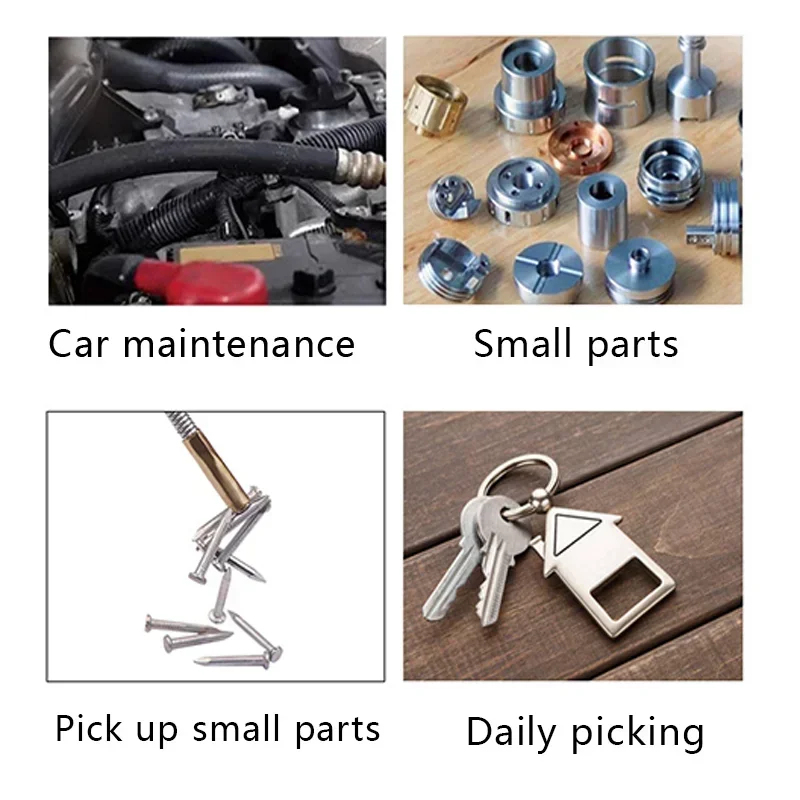 新しい折りたたみ式強力磁気ピックアップグラバーツールポータブ - Hand Tools Maintenance Workshop のレビューと価格
