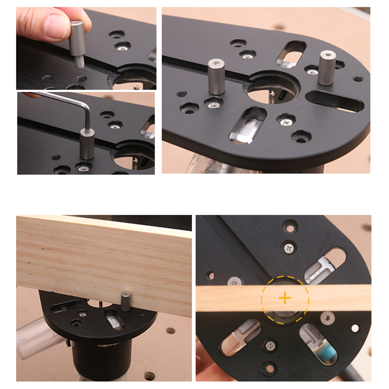小型ルーター/トリマー用サークルカッティングジグ、木工工具 - Dowel Jig Kit のレビューと価格