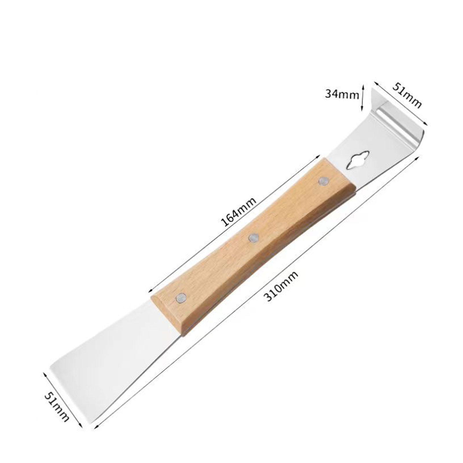 耐久性のあるステンレス鋼製蜂の巣スクレーパーツール、拡張木製 - Workshop Tools Knife のレビューと価格