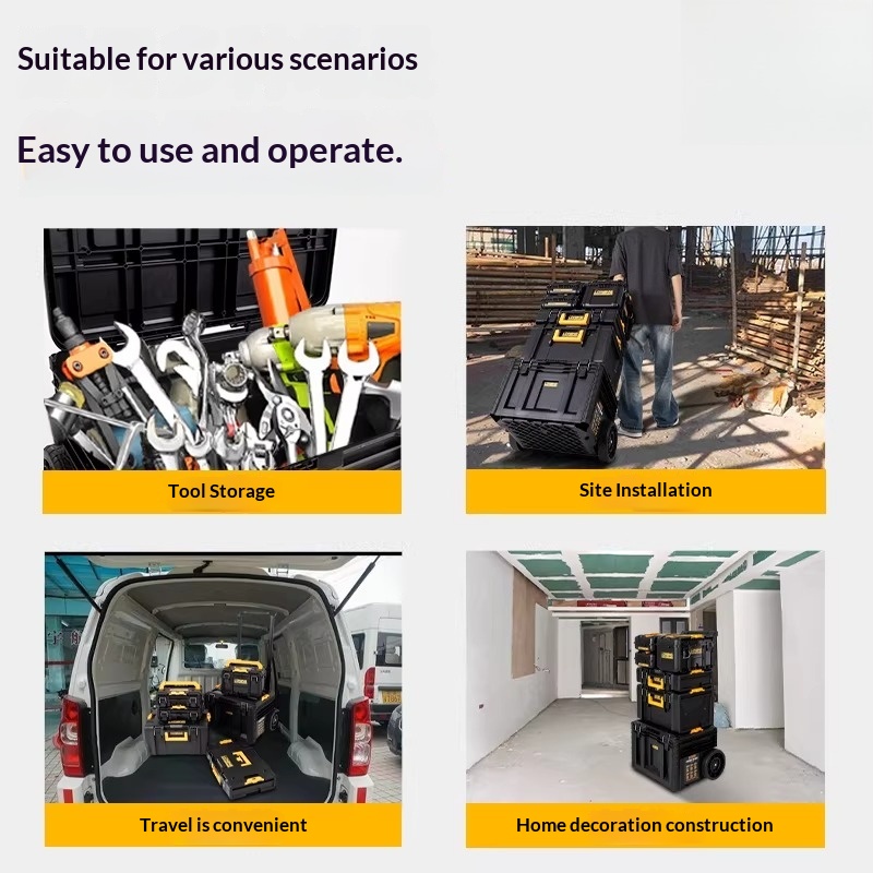 ツールケース スタッカブル ヘビーデューティー ロック式 メ - Workshop Garage Tools Manufacturer のレビューと価格