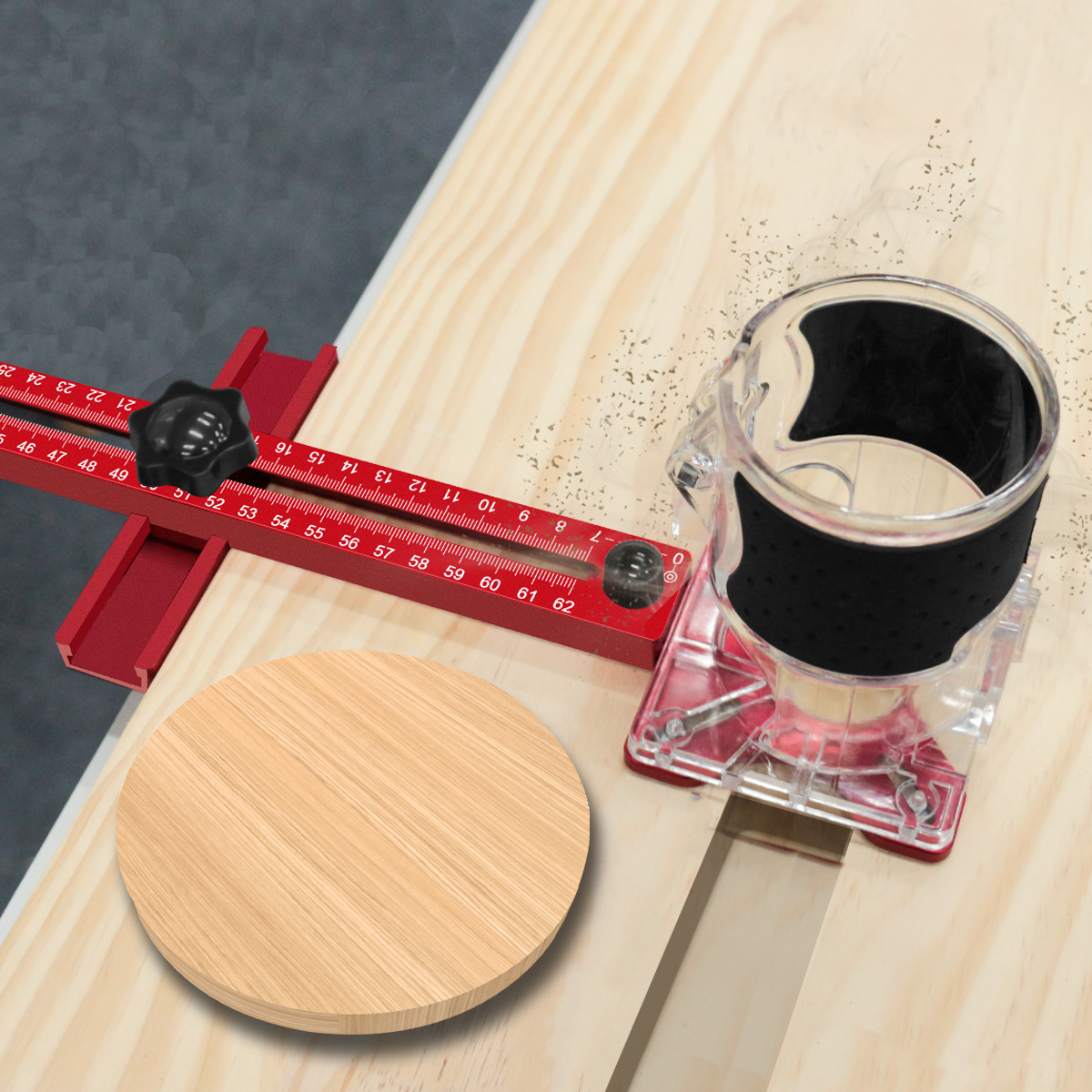 拡張3 in 1ルーターフライス溝ブラケット、半径9-61c - Dowel Jig Kit のレビューと価格