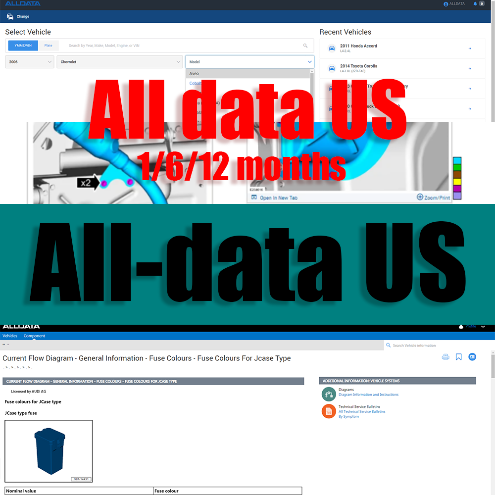 2026年版Alldata USフルバージョンオンラインログ - Workshop Tools Diagram のレビューと価格