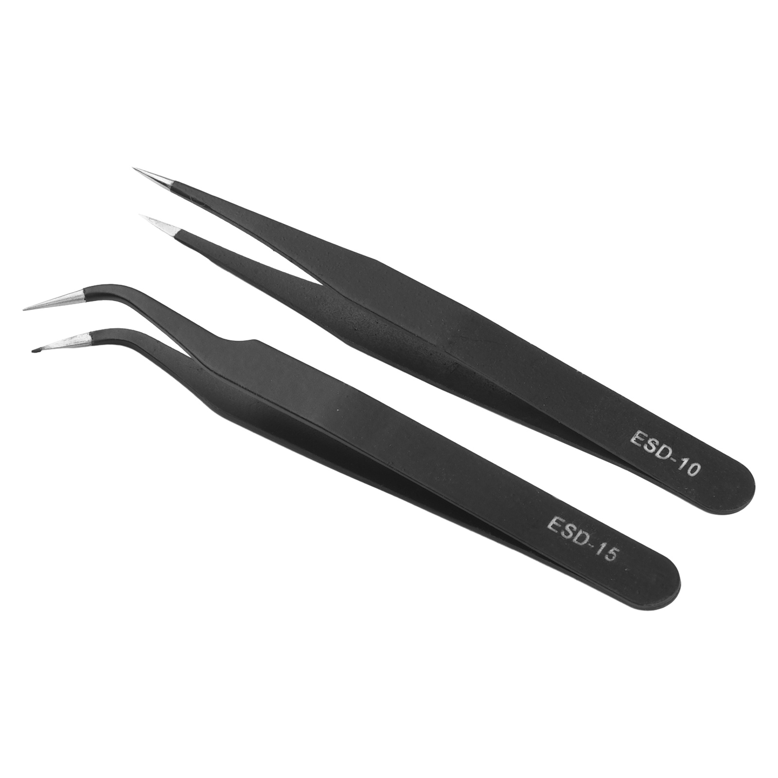 Esd-ワークショップ用ステンレス鋼ピンセット、帯電防止弾性 - Hand Tools Maintenance Workshop のレビューと価格