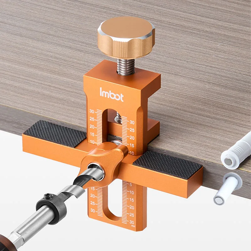 木工キャビネットドア取り付け治具、ドアパネル取り付け反動装置 - Dowel Jig Kit のレビューと価格