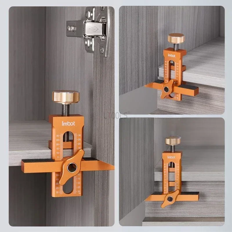 木工キャビネットドア取り付け治具、ドアパネル取り付け反動装置 - Dowel Jig Kit のレビューと価格