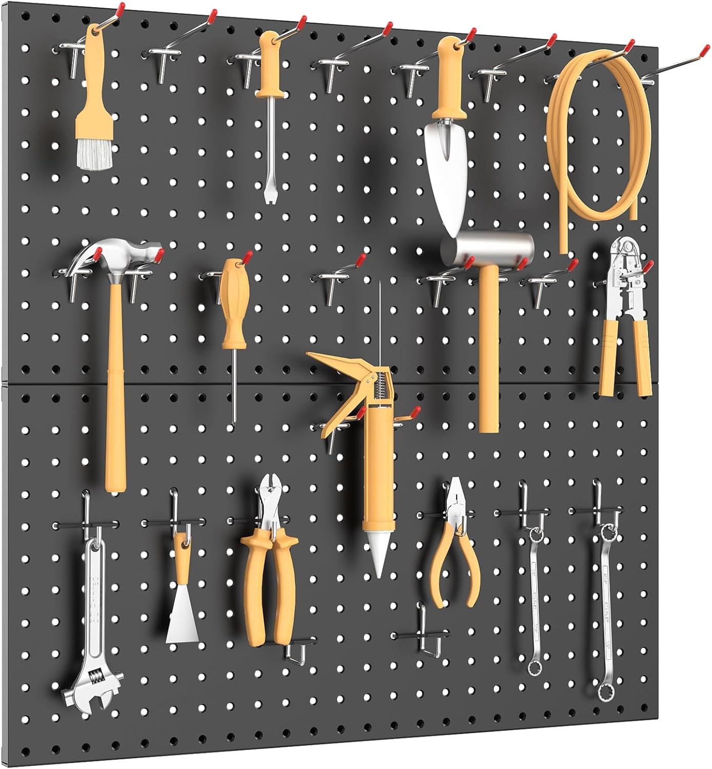 2個入り [24x12インチメタルペグボードオーガナイザー] - Workshop Tools Board のレビューと価格