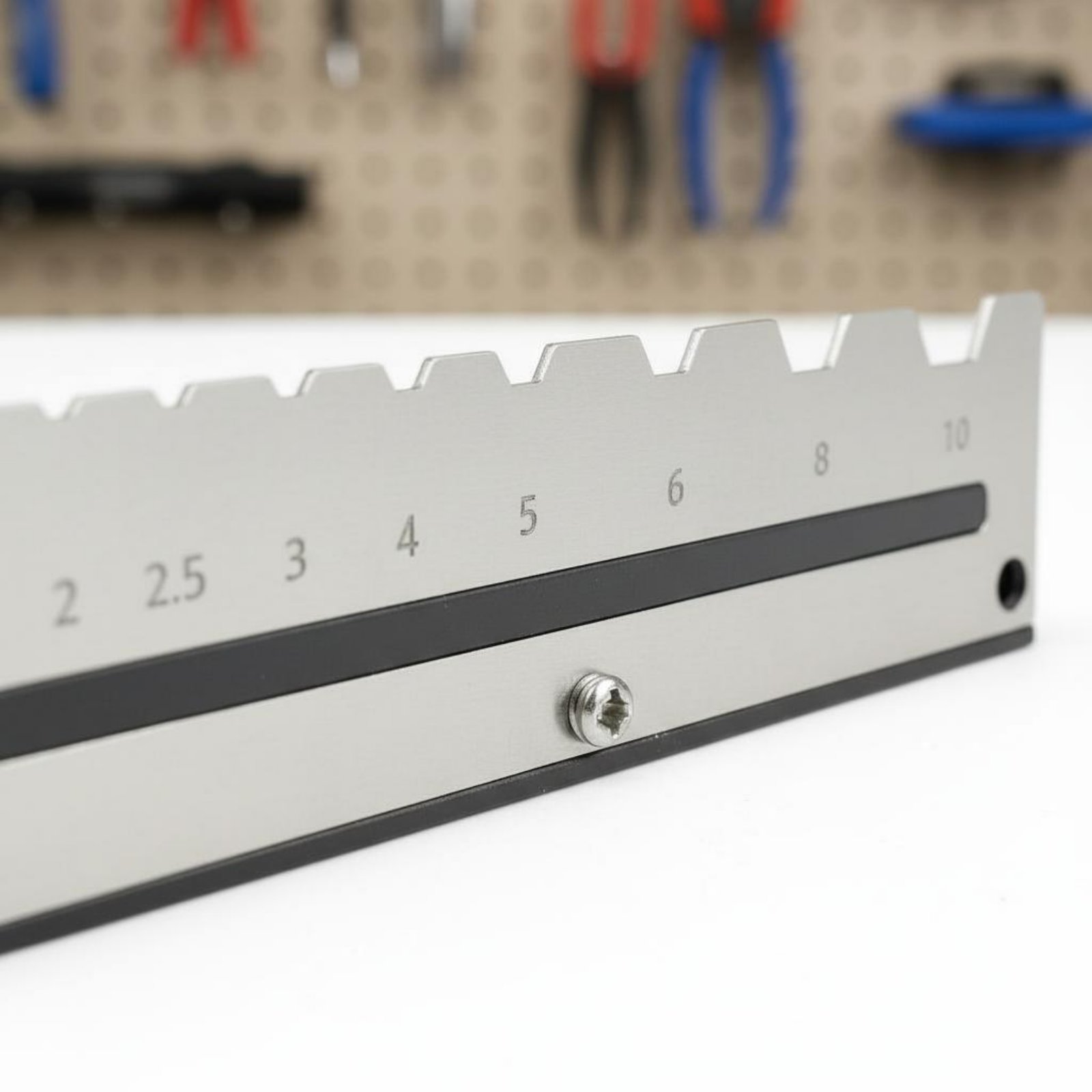 壁掛け六角レンチホルダー、金属製ペグボードレンチラック、六角 - Workshop Tools Holder のレビューと価格