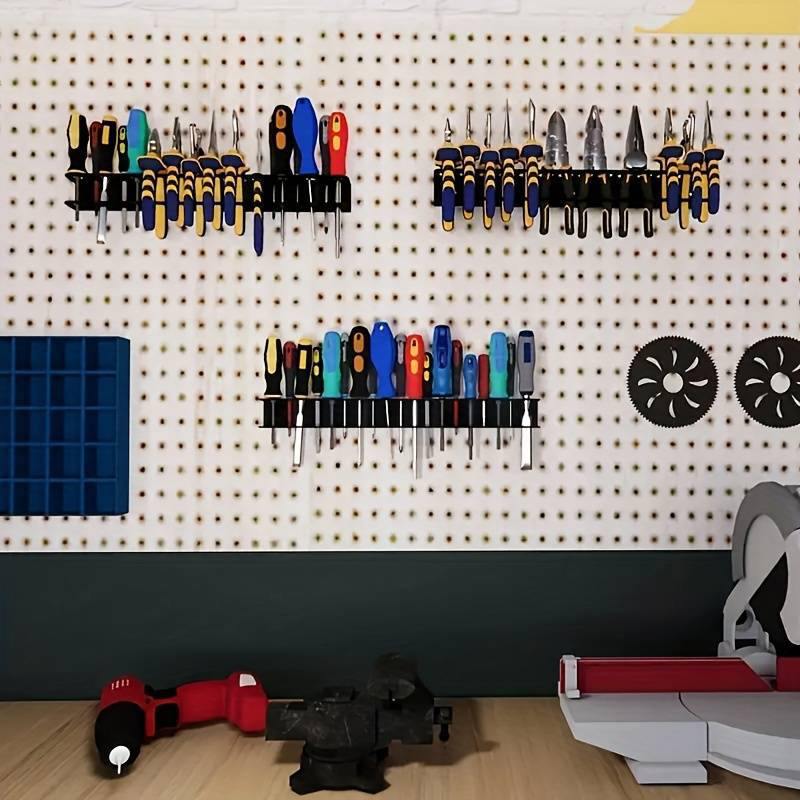 壁掛けツールオーガナイザーラック メタルホルダー ドライバー - Workshop Tools Display のレビューと価格