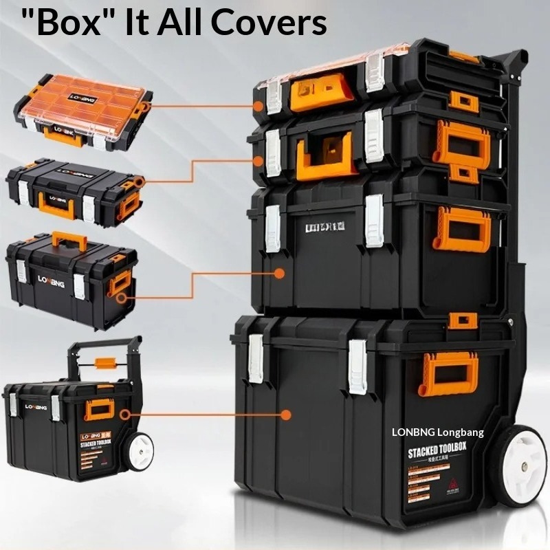 ツールスタッカブルケースツールボックスヘビーデューティーポー - Workshop Garage Tools Manufacturer のレビューと価格