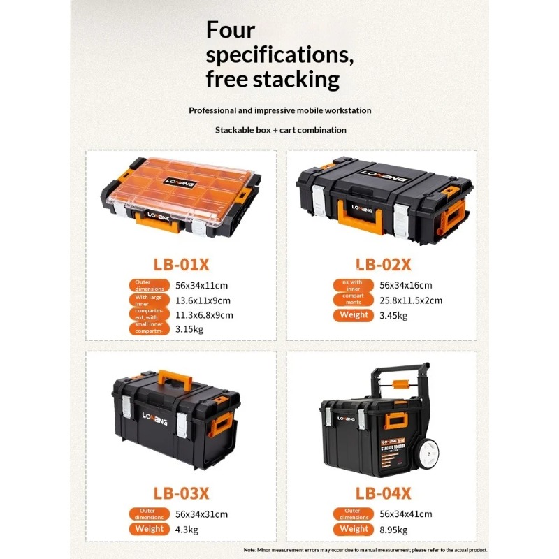 ツールスタッカブルケースツールボックスヘビーデューティーポー - Workshop Garage Tools Manufacturer のレビューと価格