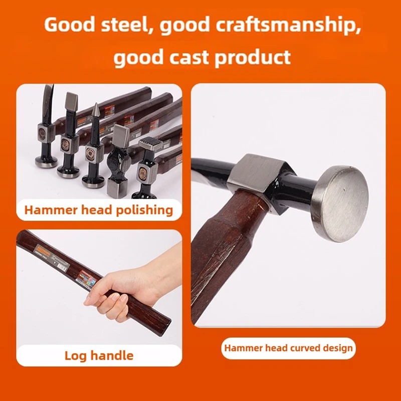 多機能板金ハンマー ウォールナット木製ハンドル 自動車整備工 - Workshop Tools Hammer のレビューと価格