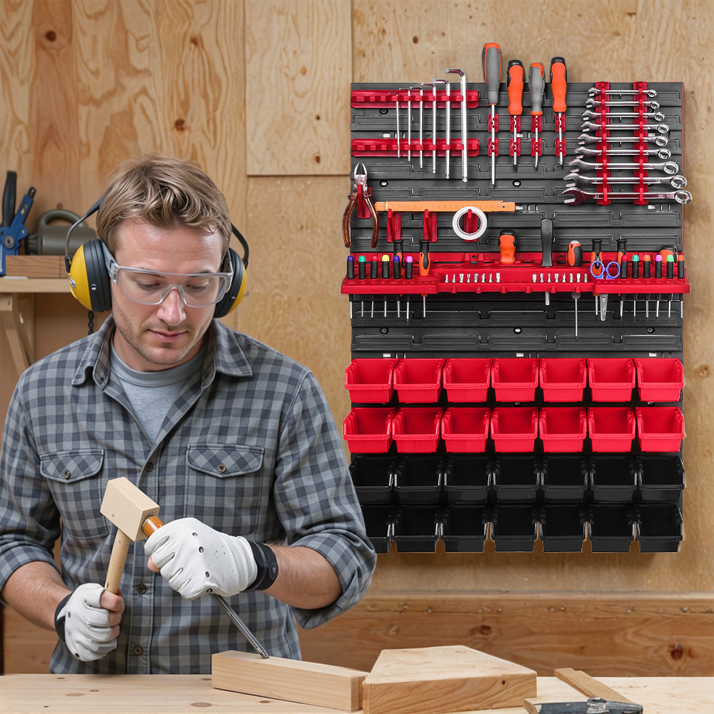 ツールウォール収納棚 ツールホルダー 多機能壁掛けツールラッ - Workshop Tools Holder のレビューと価格