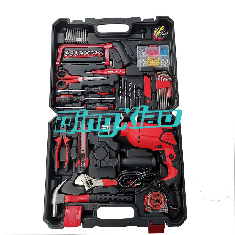 118個入りハンドツールケースセット 電動ドリル付き 家庭用 - Hand Tools Maintenance Workshop のレビューと価格