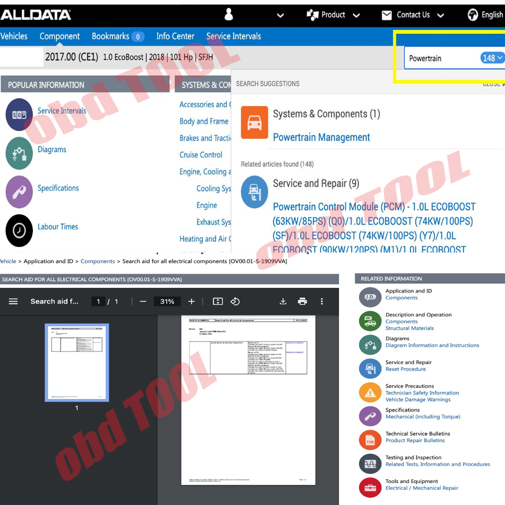 ALLDATA EU 2027 オンラインアカウント有効化済 - Workshop Tools Diagram のレビューと価格