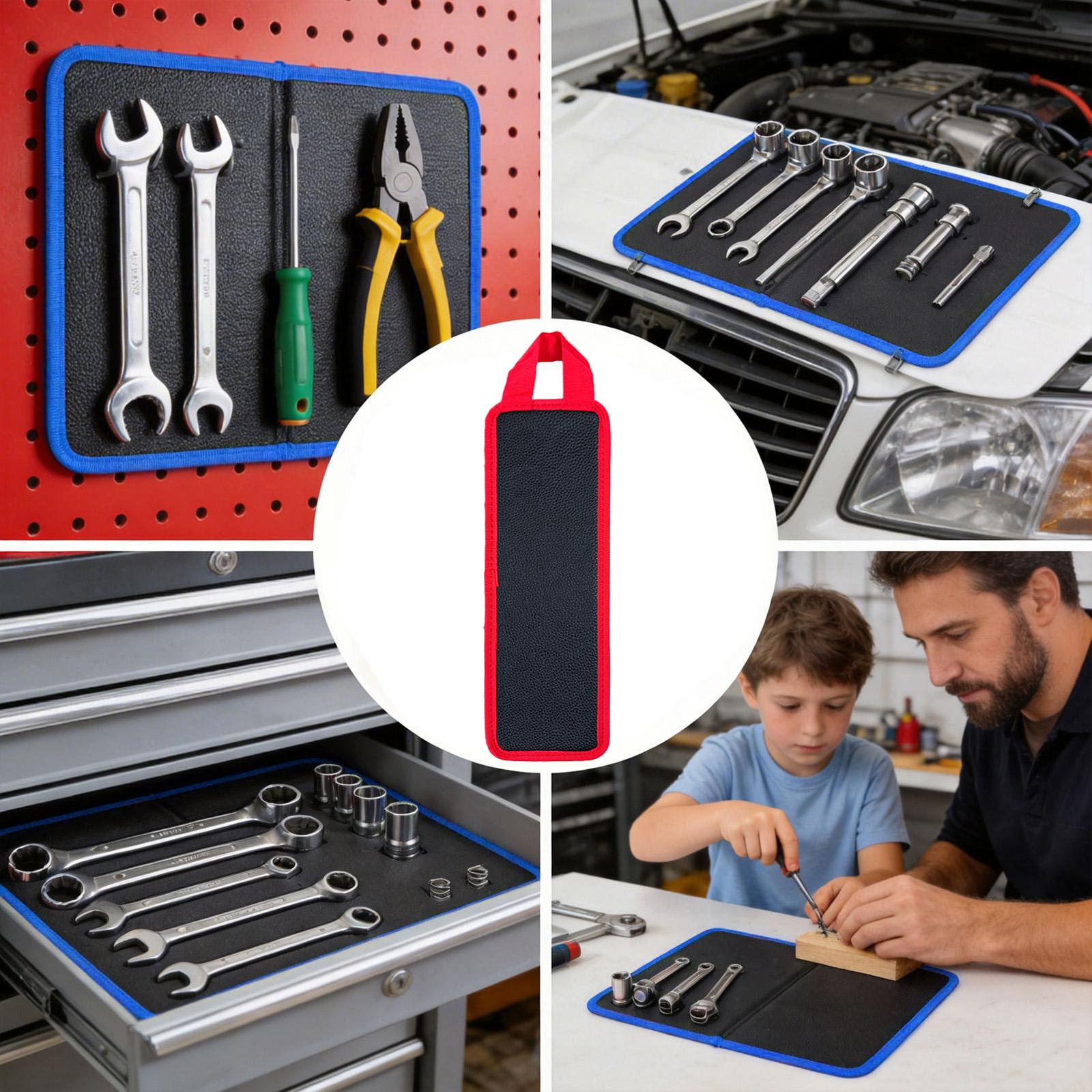 磁気ツールホルダーパッド磁気ハードウェア収納トレイハンドル付 - Workshop Tools Holder のレビューと価格