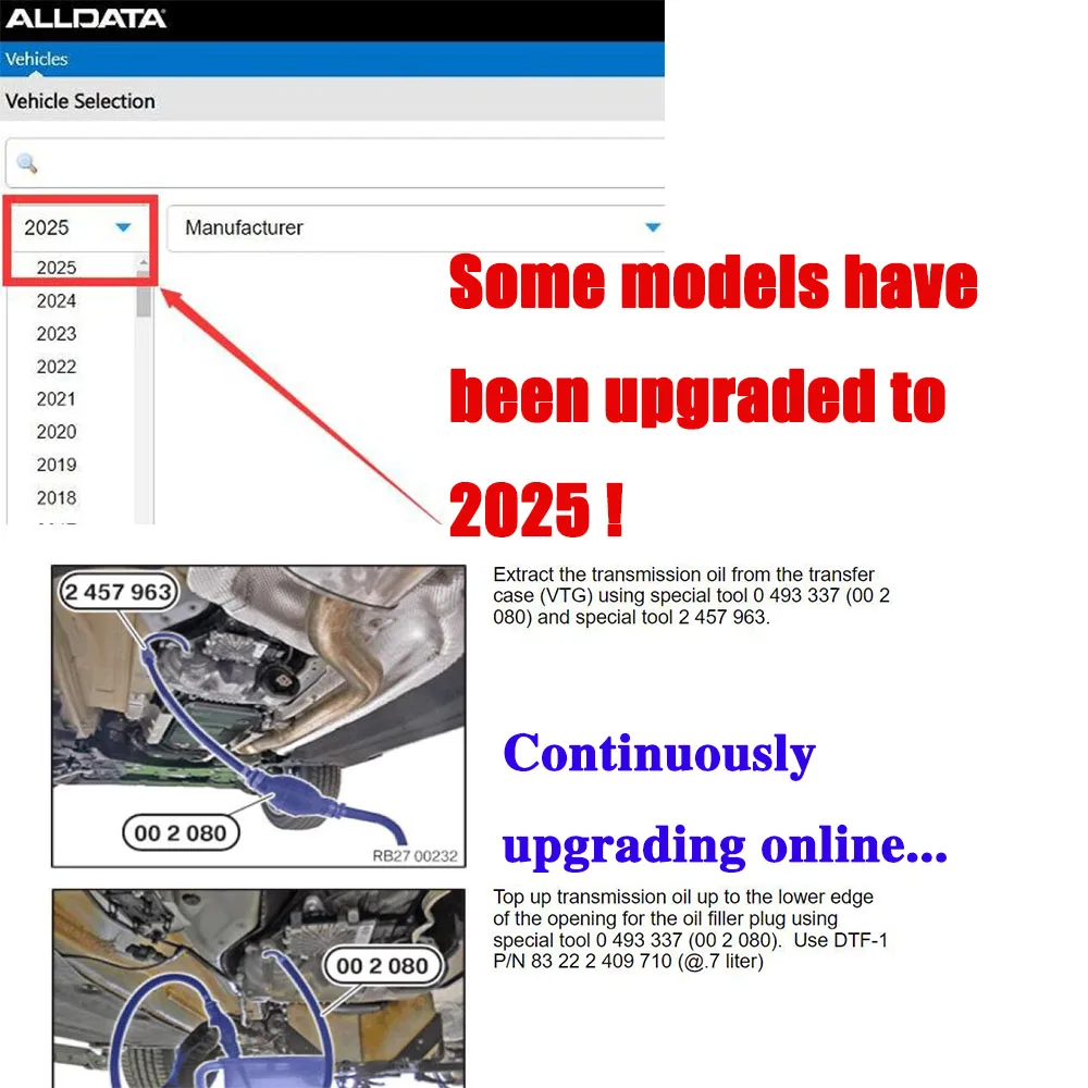 2027年版 Alldata CARデータ 最新オンラインア - Workshop Tools Diagram のレビューと価格