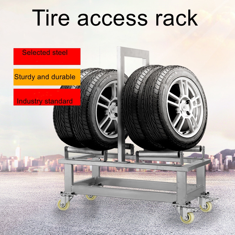 自動車整備工場用移動式タイヤラック 自動車部品タイヤ陳列ラッ - Workshop Tools Display のレビューと価格