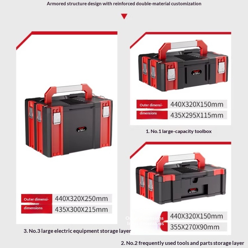 モジュール式スタッカブルツールケースツールボックス、頑丈なロ - Workshop Garage Tools Manufacturer のレビューと価格