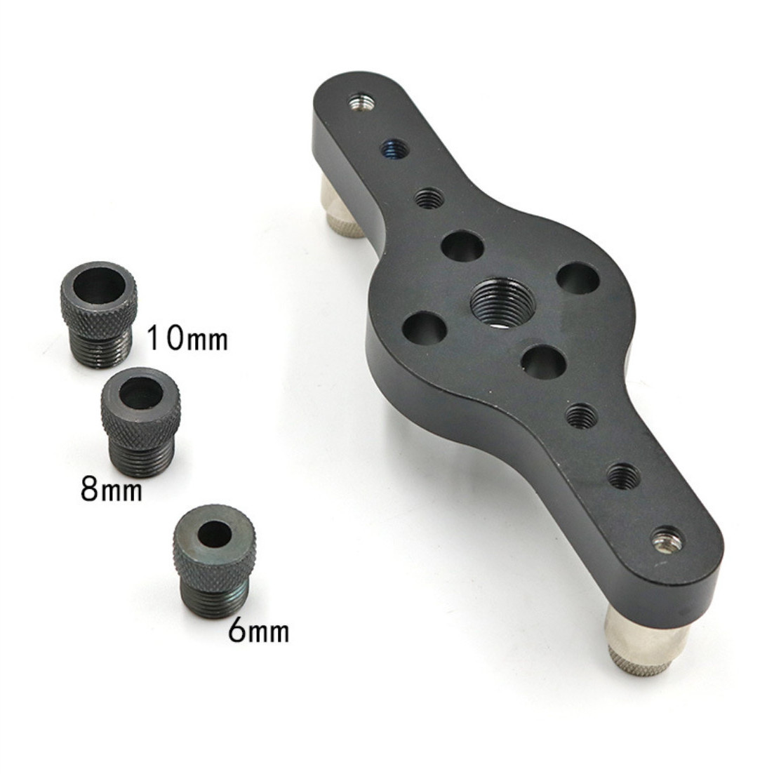 6/8/10mm合金製垂直穴あけジグ、木工ダボ穴あけガイドジ - Dowel Jig Kit のレビューと価格